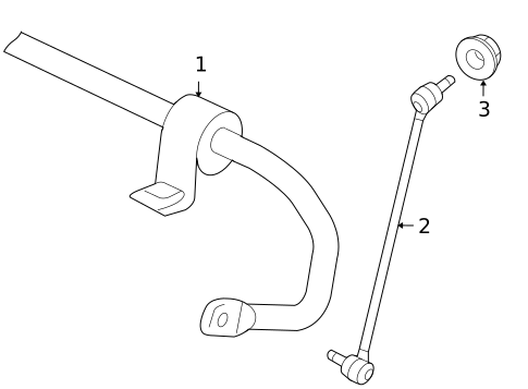 Stabilizer Bar & Components for 2010 Volkswagen Jetta #1