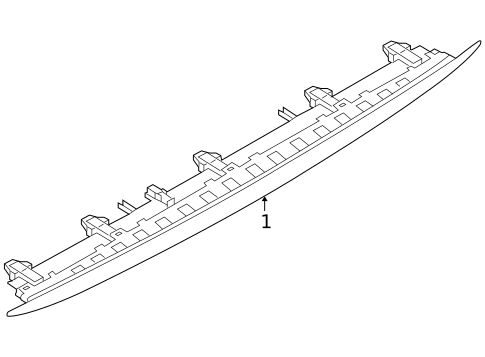 High Mounted Stop Lamp for 2009 BMW M6 #1