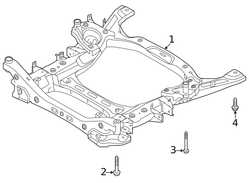 Suspension Mounting for 2021 Genesis GV80 #1