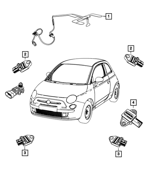 Sensors for 2012 Fiat 500 #2