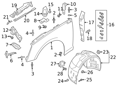 Fender & Components for 2020 Audi S5 #1