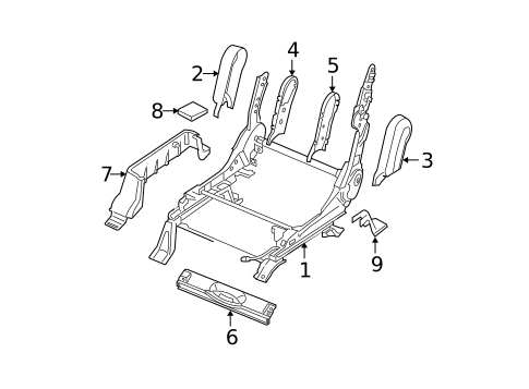 Tracks & Components for 2012 Nissan Frontier #1