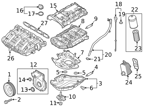 Engine Parts for 2019 Volkswagen Tiguan #19