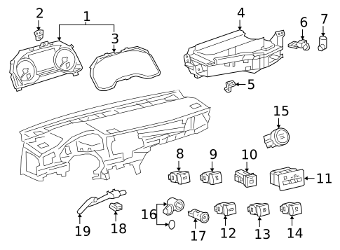 Trunk for 2019 Toyota Avalon #1