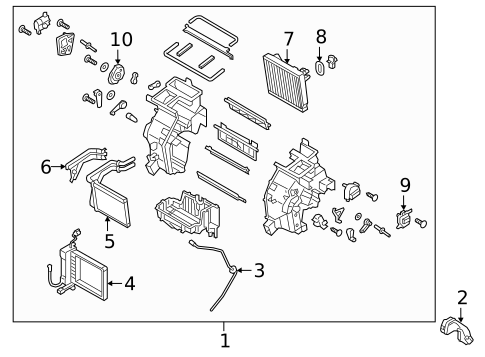 Controls for 2021 Hyundai Kona Electric #0