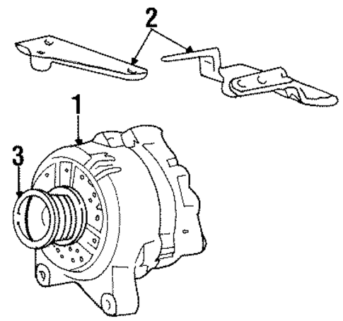 Alternator for 2000 Ford Crown Victoria #0
