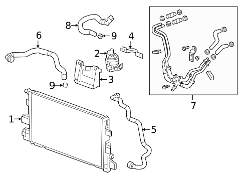 Intercooler for 2021 Cadillac Escalade #1