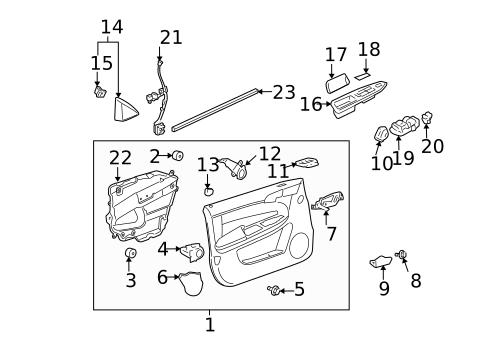 Front Door for 2011 Chevrolet Impala #0