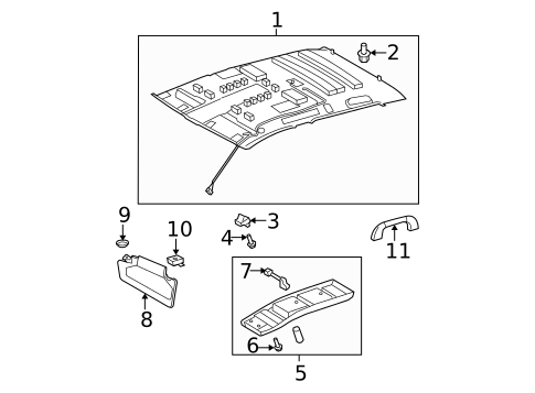 Interior Trim - Cab for 2007 Toyota Tundra #6