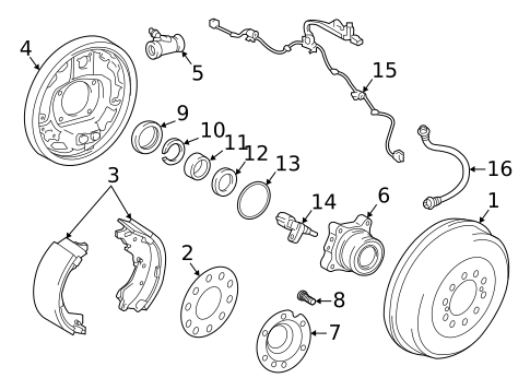Brake Components for 2020 Toyota Tacoma #0
