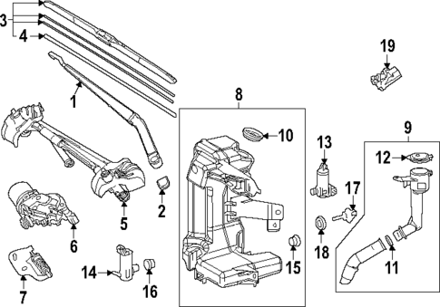 Wipers for 2024 Lexus RZ450e #0