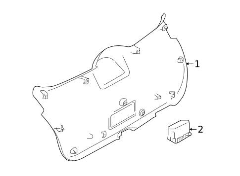 Interior Trim for 2025 Nissan Kicks Play #0
