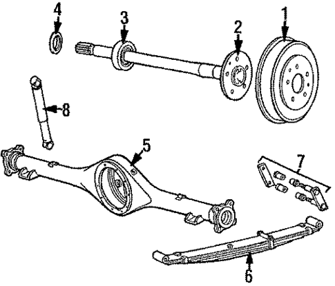 Rear Brakes for 1986 Toyota 4Runner #0