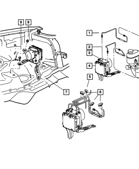 Brake Master Cylinder for 2003 Jeep Grand Cherokee #0