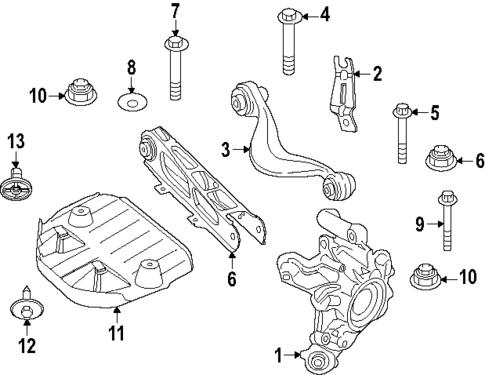 Rear Suspension for 2024 BMW i5 #2