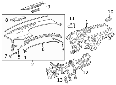 Instrument Panel for 2017 Buick LaCrosse #0