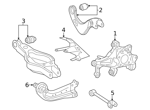 Rear Suspension for 2025 Lexus NX350h #3