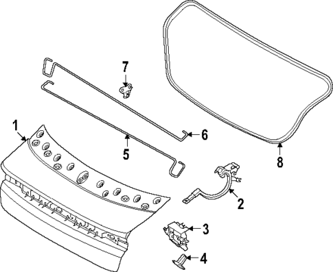 Lid & Components for 2025 Kia K4 #0