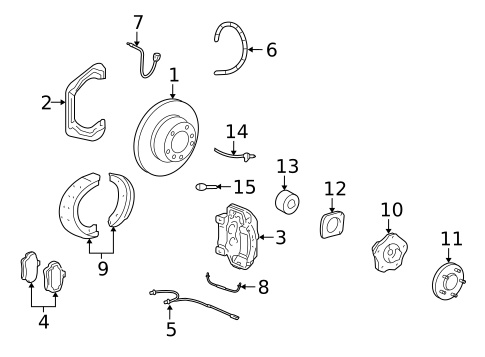 Rear Brakes for 2011 Porsche 911 #0