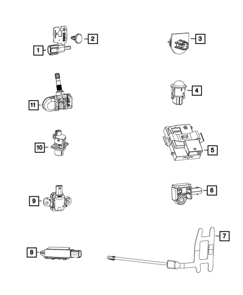 Sensors for 2016 Dodge Challenger #1