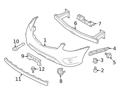 Spoiler for 2014 Nissan Rogue Select #1