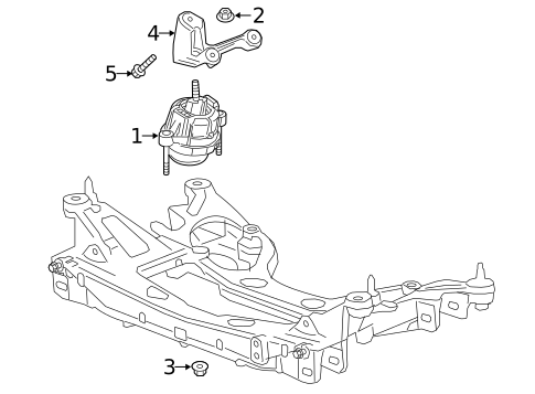 Engine & Trans Mounting for 2014 Chevrolet Corvette #0