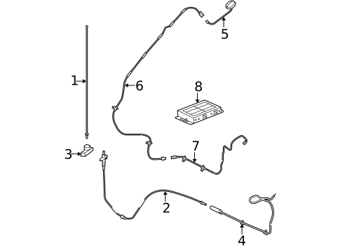Antenna & Radio for 2008 Ford F-150 #0