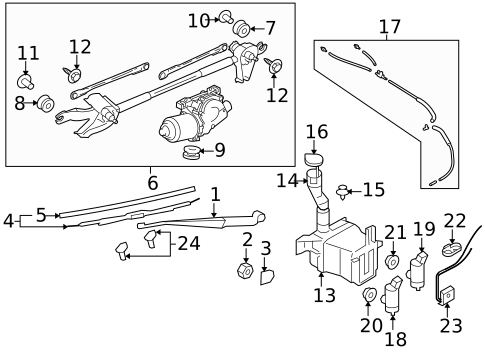 Wipers for 2009 Subaru Forester #0