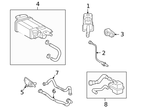 Emission Components for 2011 Toyota Camry #1
