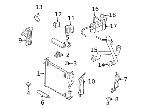 Hoses & Pipes for 2005 Mercedes-Benz CL 65 AMG® #0