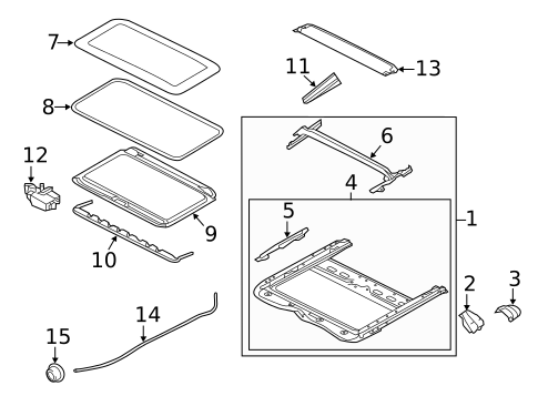 Sunroof for 2014 Nissan Pathfinder #0
