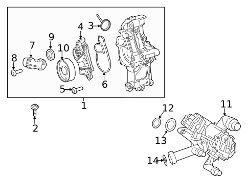 Water Pump for 2021 Toyota GR Supra #0