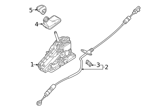 Front Console for 2021 Volvo V90 Cross Country #3