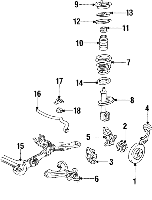Suspension Components for 1986 Buick LeSabre #0