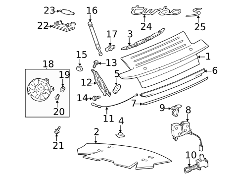 Lid & Components for 2012 Porsche 911 #0
