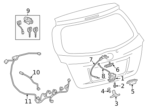 Liftgate for 2012 Toyota Yaris #0