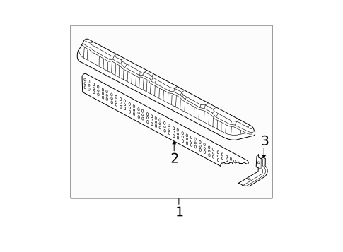 Exterior Trim - Pillars for 2003 Chevrolet Avalanche 2500 #0