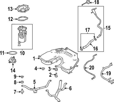 Fuel System Components for 2022 Land Rover Range Rover #0