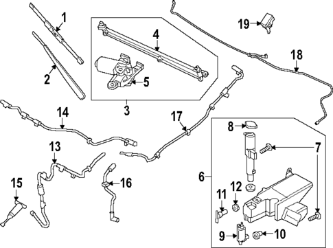 Wiper & Washer Components for 2024 Ford F-350 Super Duty #0