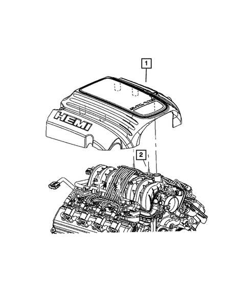 Engine Identification, Service Engines & Engine Service Kits for 2016 Dodge Challenger #1