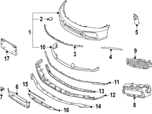 Bumper & Components - Front for 2023 Porsche 911 #2