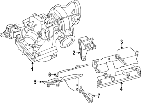 Turbo Charger for 2023 Mercedes-Benz SL43 AMG #1