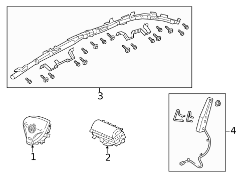 Air Bag Components for 2013 Acura RDX #1