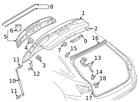 Lid & Components for 2022 Audi RS6 Avant #0
