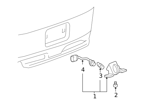 License Lamps for 2021 Chevrolet Malibu #8