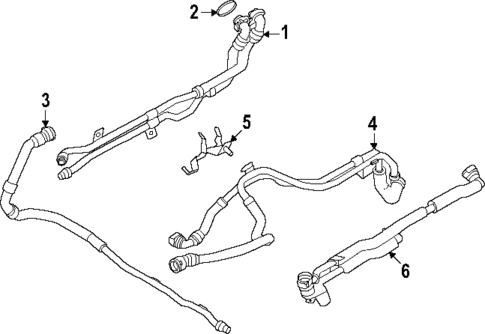 Hoses & Pipes for 2025 BMW M5 #0