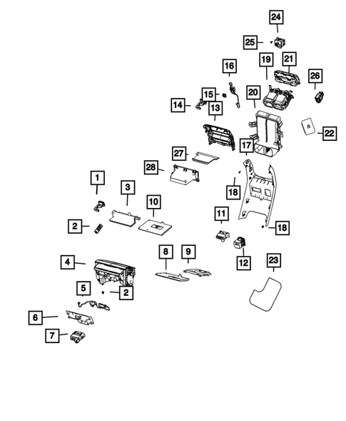 Consoles for 2025 Jeep Grand Cherokee #0