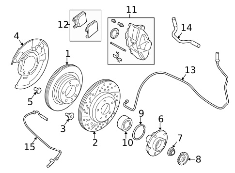 Rear Brakes for 2016 BMW 228i #0