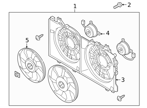 Cooling Fan for 2014 Mazda 3 #0