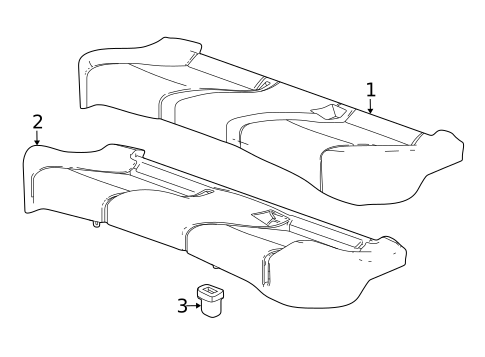 Rear Seat Components for 2018 Chevrolet Cruze #4